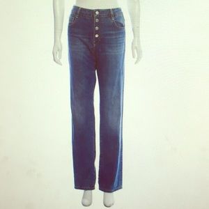 Maje straight leg mid-ride jeans